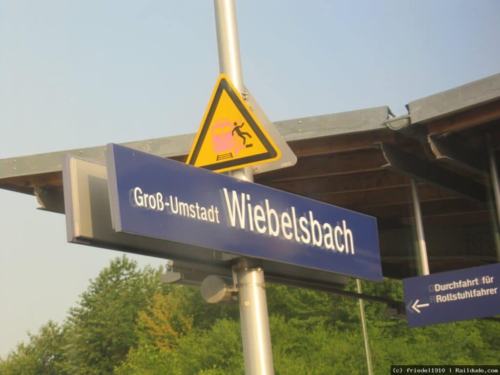 Gross Umstadt Wiebelsbach station