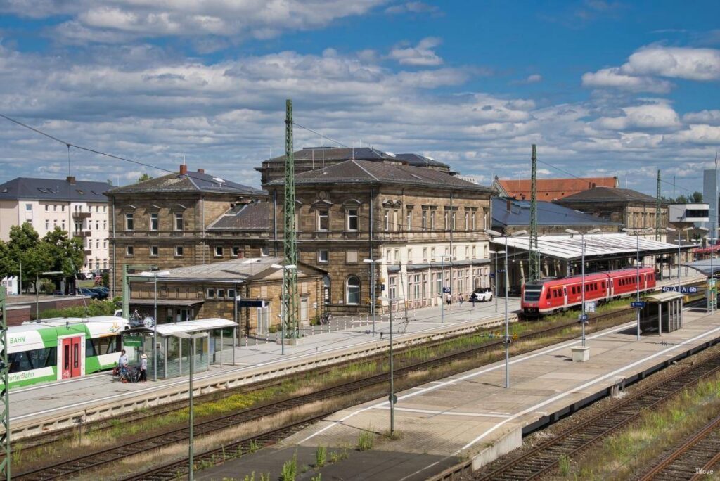 Dworzec główny w Hof