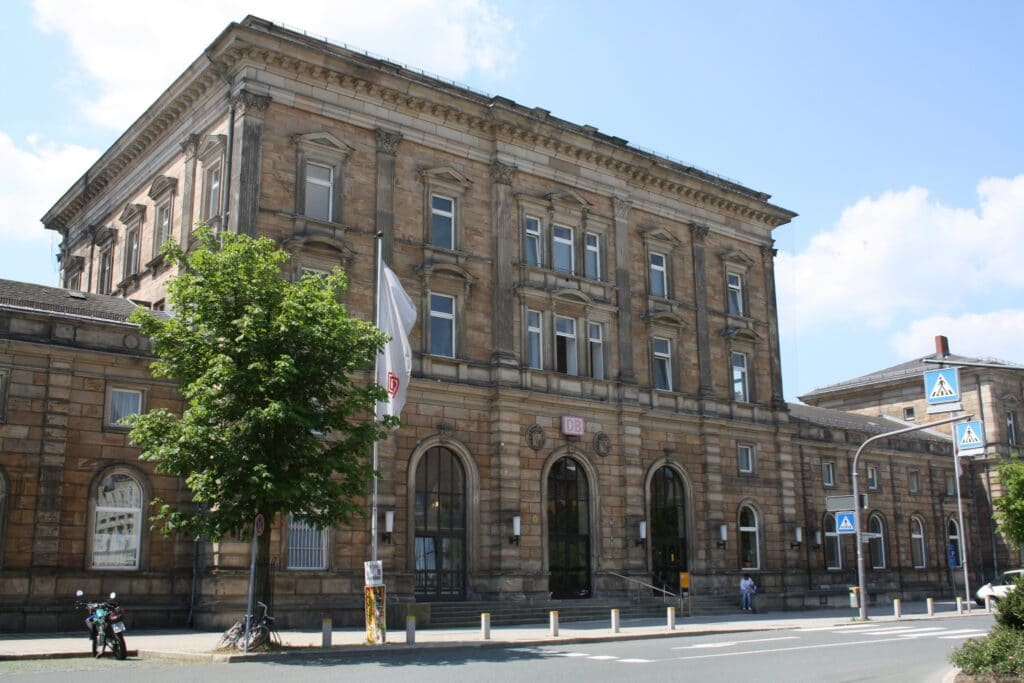 Dworzec główny w Hof