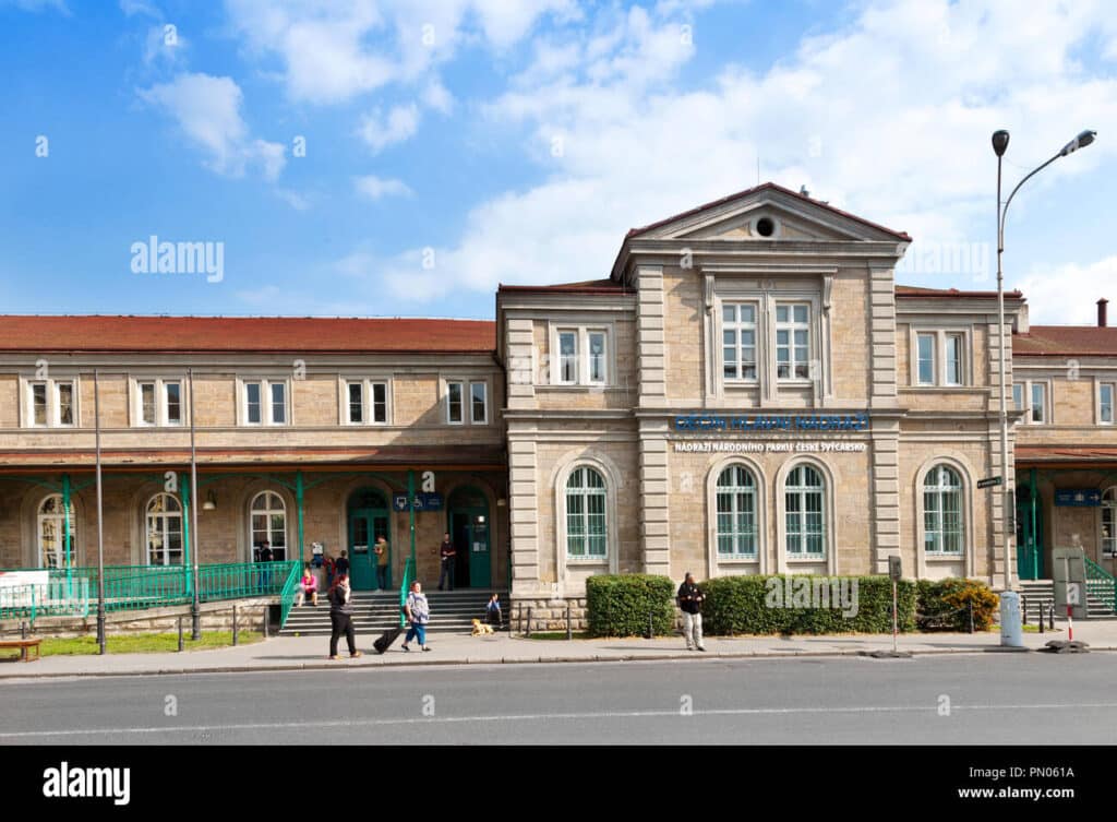 Decin Central Station